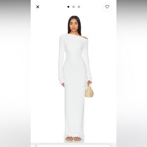 SNDYs Reyna Maxi Dress in White- worn once!